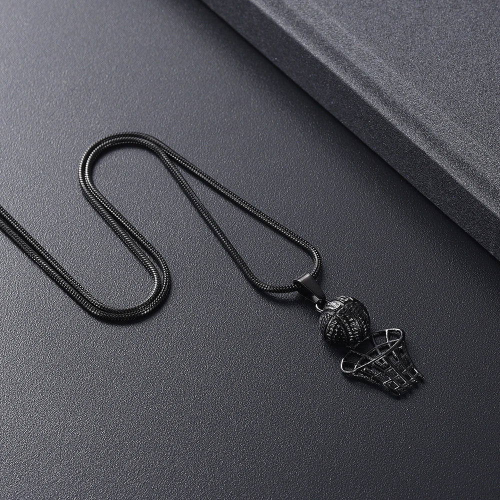 Basketball & Net Cremation Urn Necklace Cremation Necklace Cherished Emblems