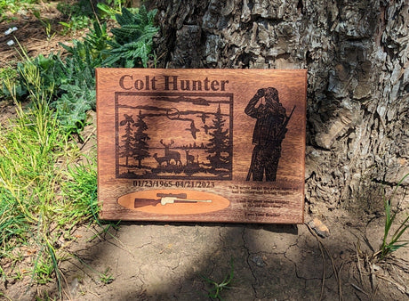 Custom Laser Engraved Memorial Plaque With Insert For Ashes Cherished Emblems