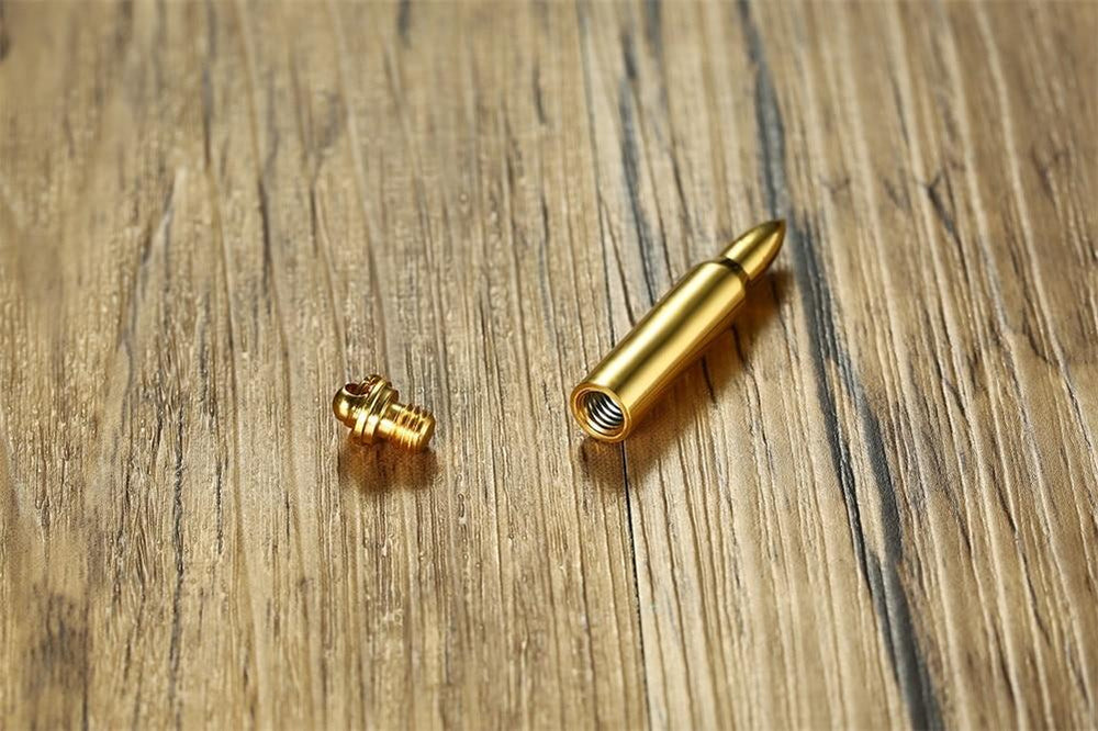 Cremation Necklace - Bullet Shaped Cremation Necklace