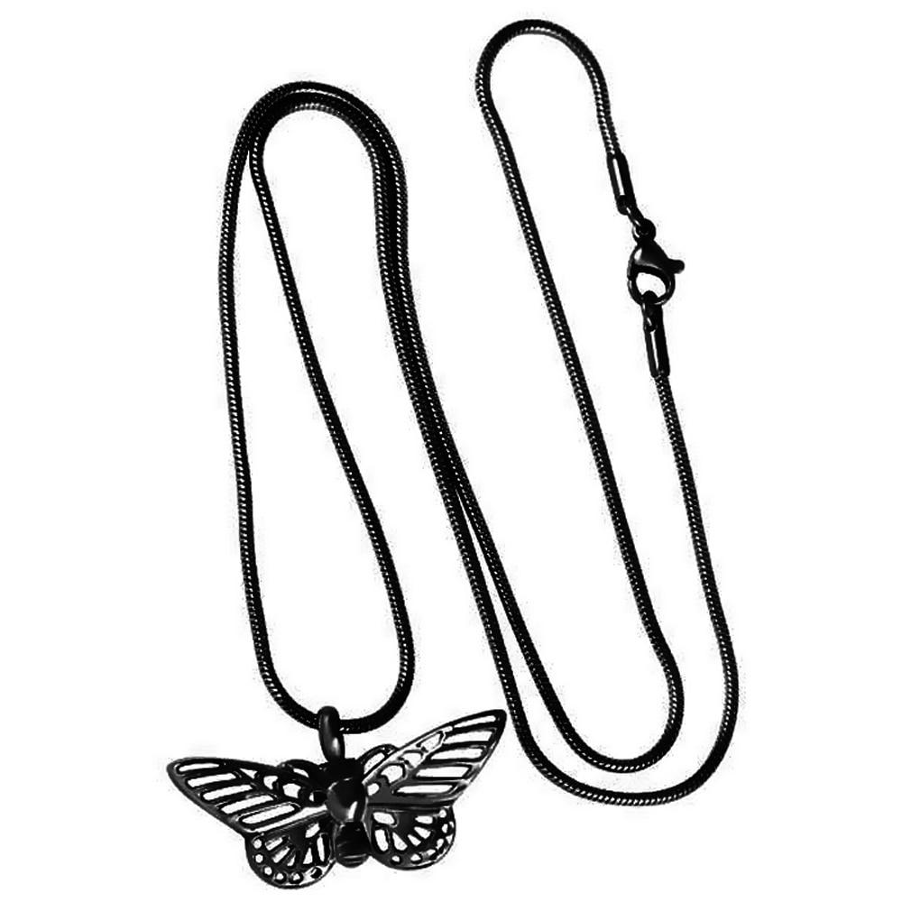 Cremation Necklace - Butterfly Shaped Cremation Urn Necklace