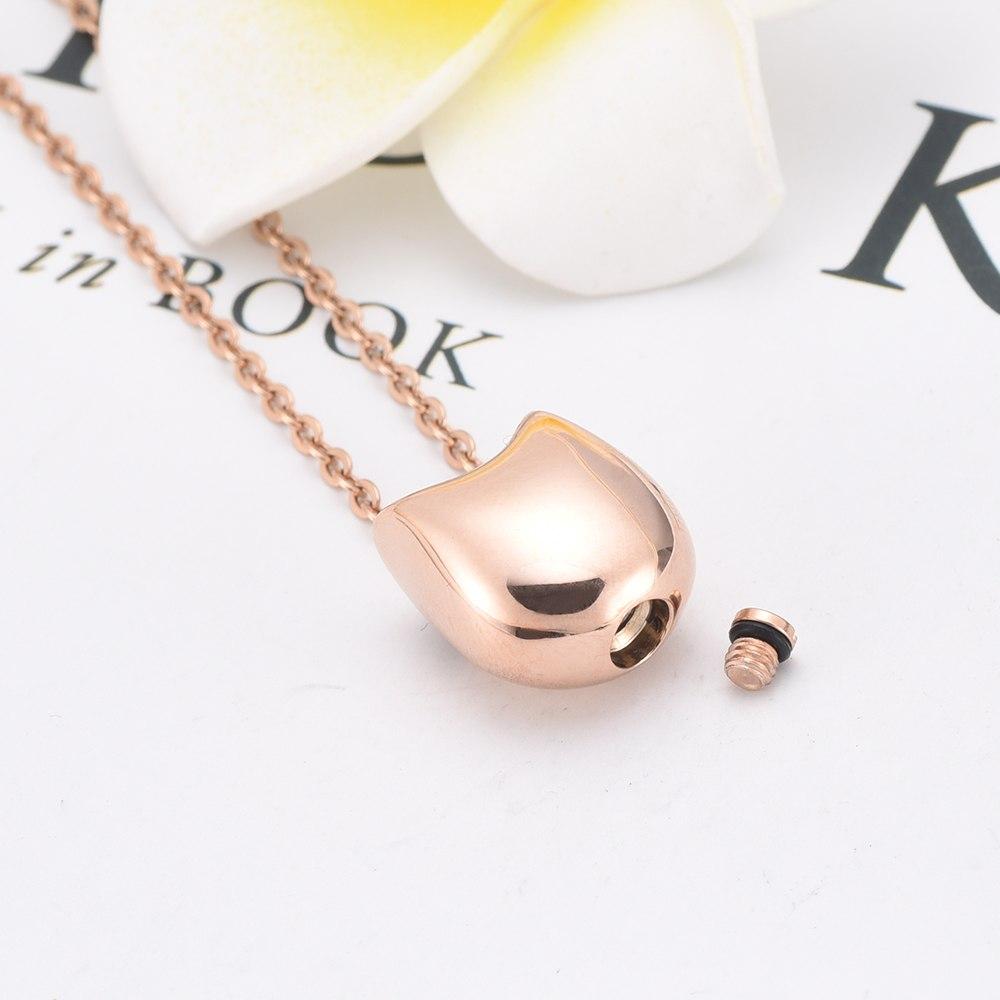 Cremation Necklace - Cat Cremation Urn Necklace