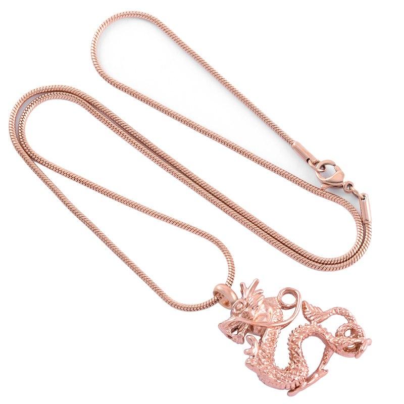 Cremation Necklace - Chinese Dragon Cremation Urn Necklace