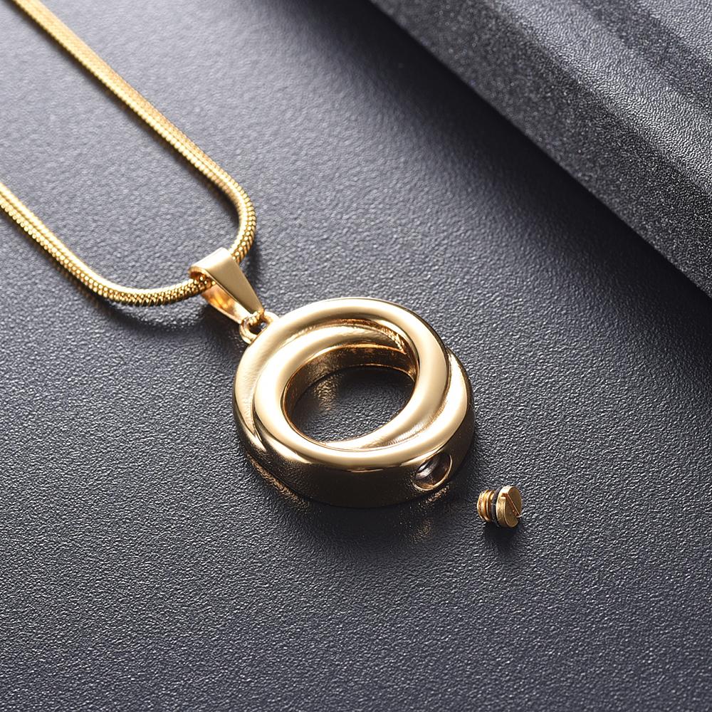 Cremation Necklace - Circle Of Life Cremation Urn Necklace