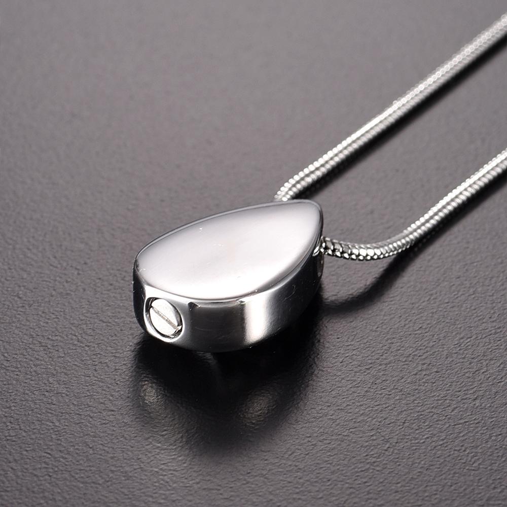 Cremation Necklace - Dove Peace Teardrop Cremation Urn Necklace