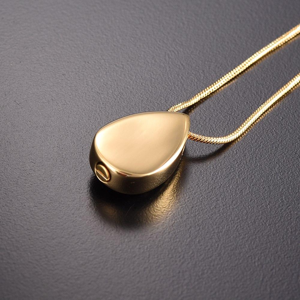 Cremation Necklace - Dove Peace Teardrop Cremation Urn Necklace