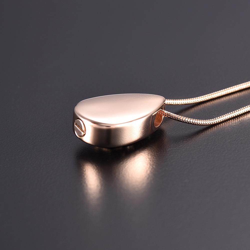 Cremation Necklace - Dove Peace Teardrop Cremation Urn Necklace