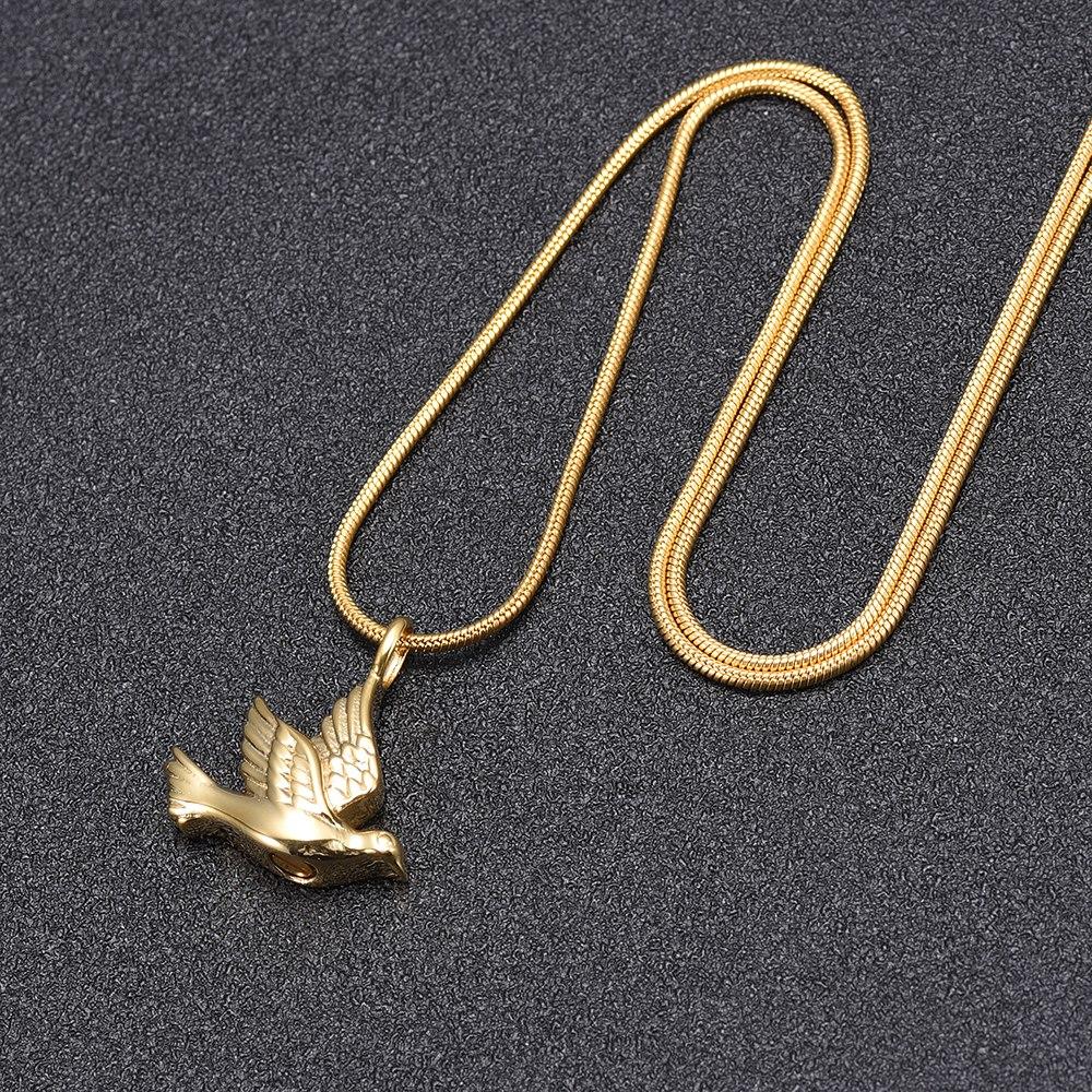 Cremation Necklace - Dove Shaped Cremation Urn Necklace
