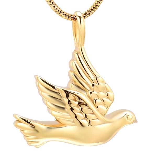 Cremation Necklace - Dove Shaped Cremation Urn Necklace