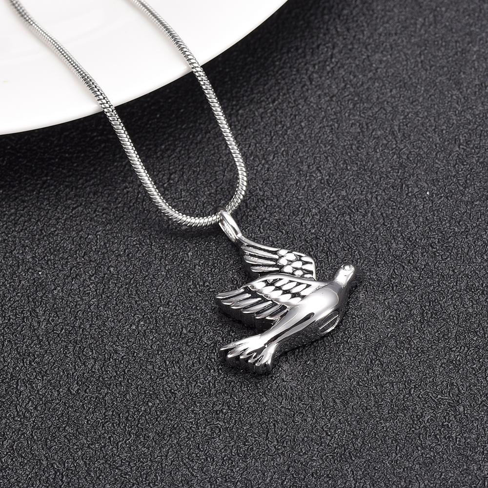 Cremation Necklace - Dove Shaped Cremation Urn Necklace