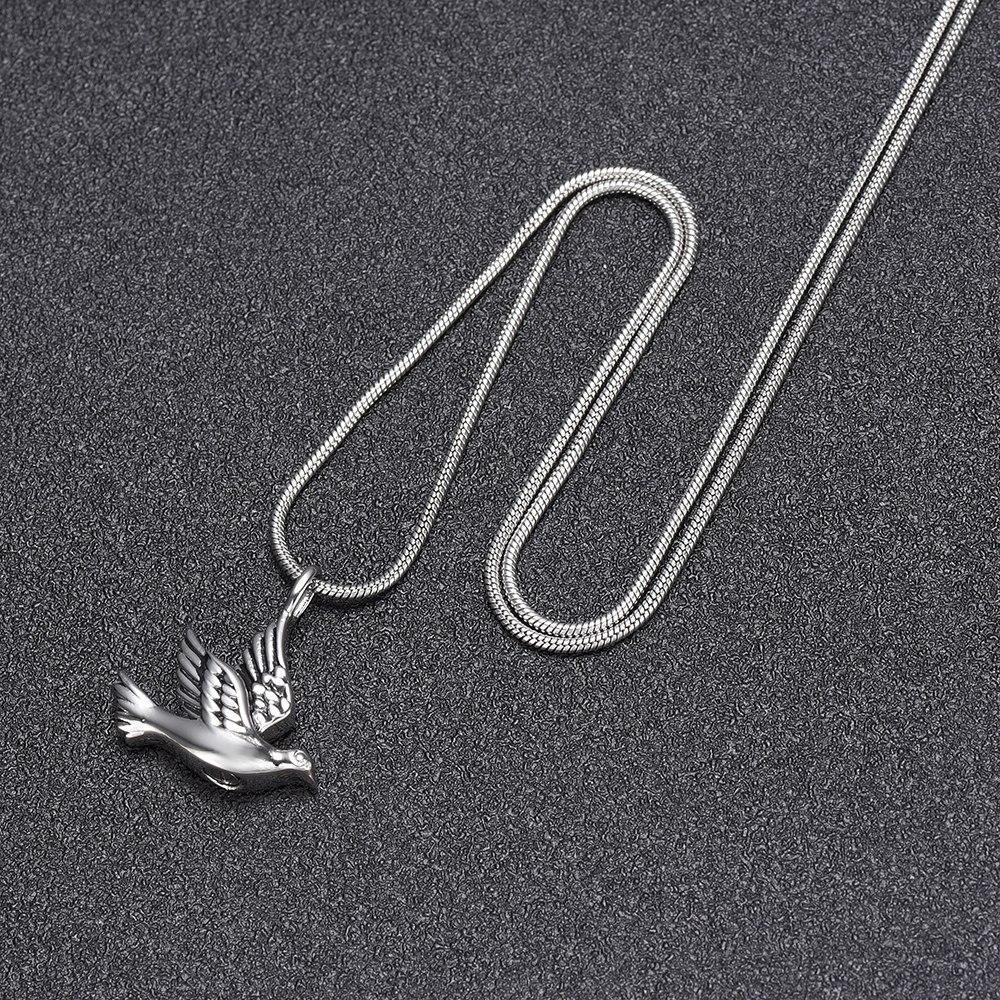 Cremation Necklace - Dove Shaped Cremation Urn Necklace
