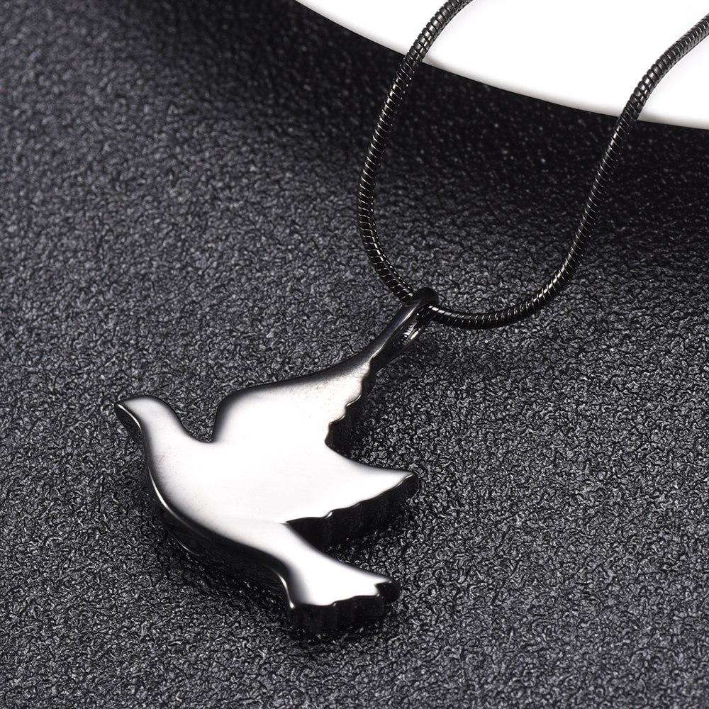 Cremation Necklace - Dove Shaped Cremation Urn Necklace