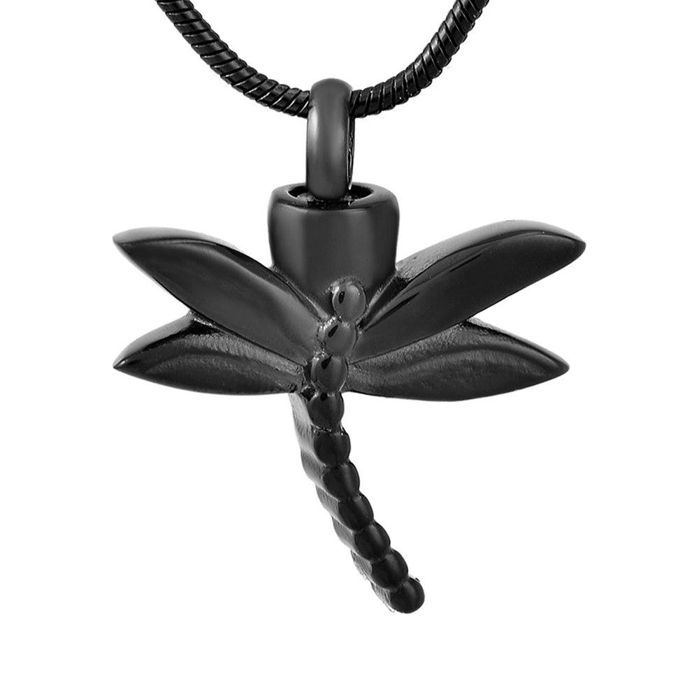 Cremation Necklace - Dragonfly Cremation Urn Necklace