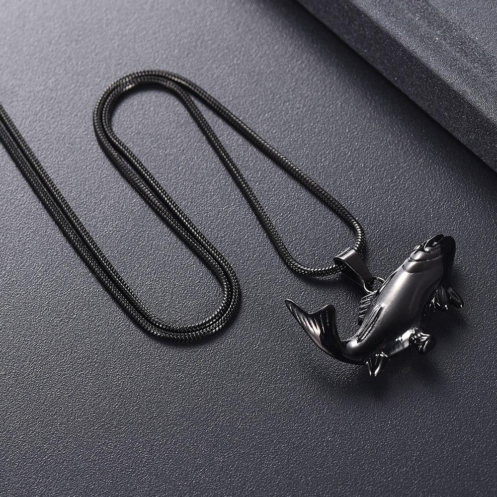 Cremation Necklace - Fish Shaped Cremation Urn Necklace