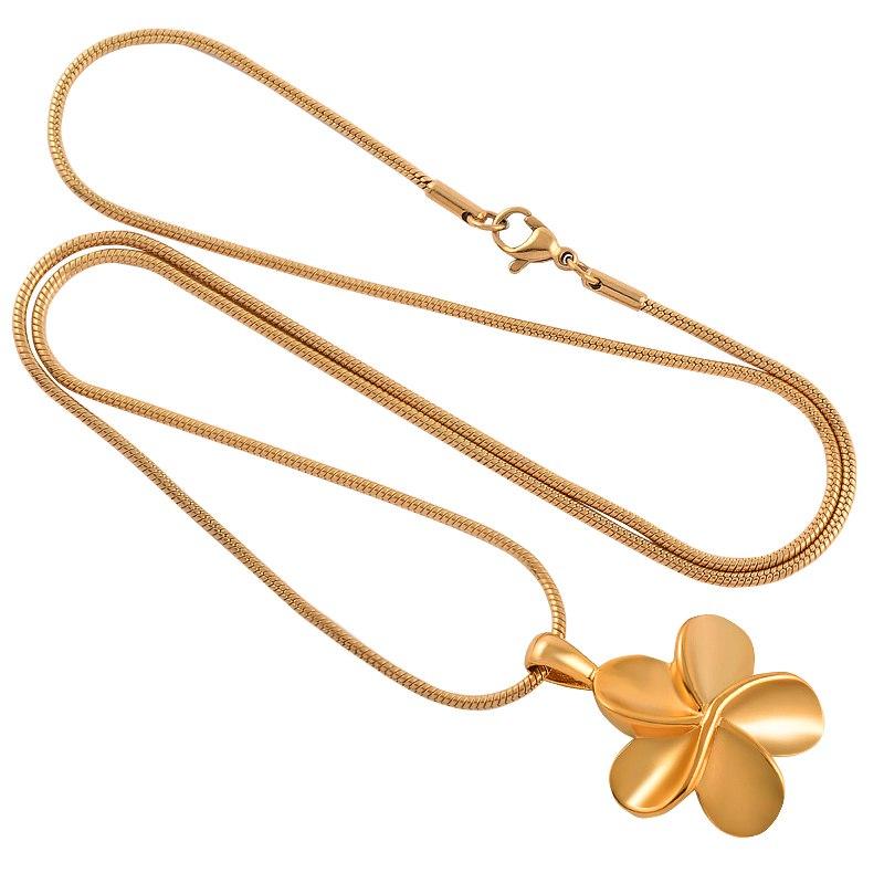 Cremation Necklace - Flower Cremation Urn Necklace