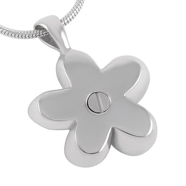 Cremation Necklace - Flower Cremation Urn Necklace