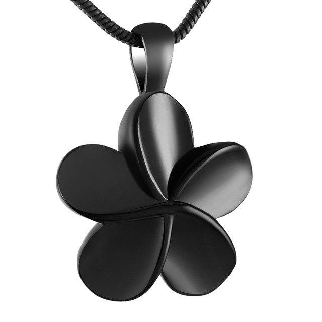 Cremation Necklace - Flower Cremation Urn Necklace