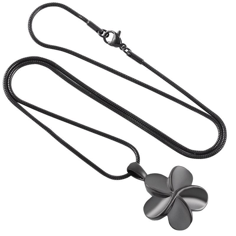 Cremation Necklace - Flower Cremation Urn Necklace