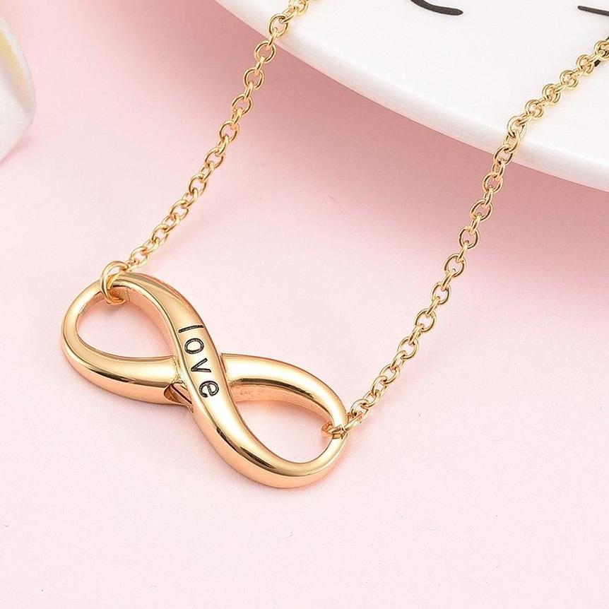 Cremation Necklace - Forever Love Infinity Shaped Cremation Urn Necklace