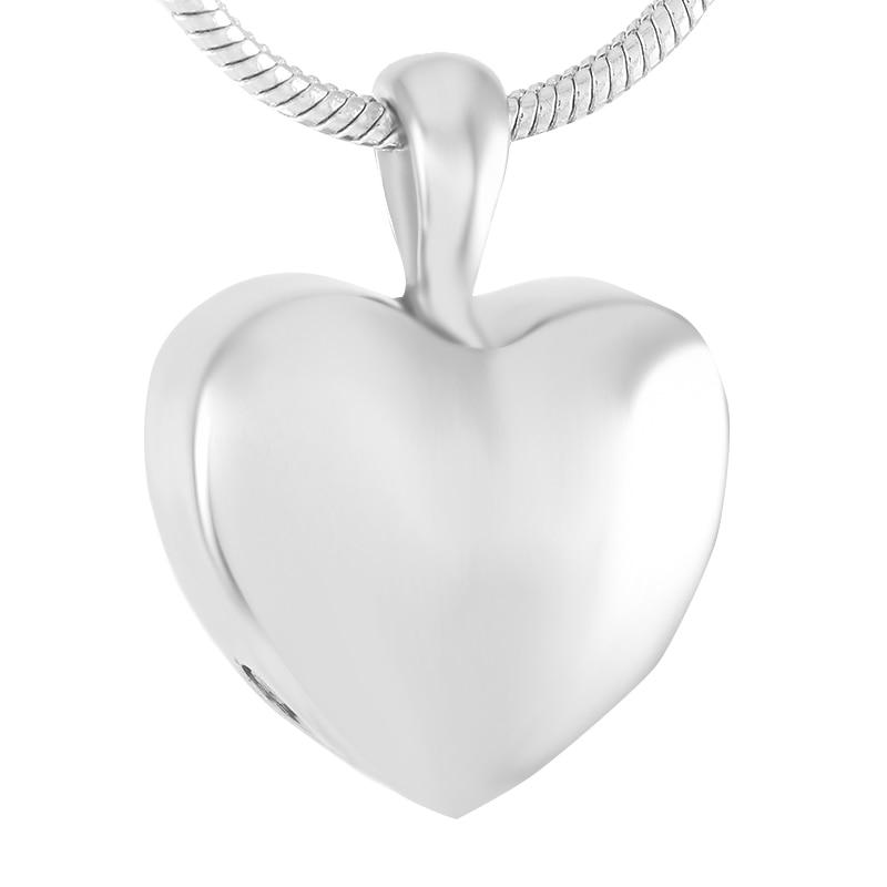 Cremation Necklace - Heart Shaped Cremation Urn Necklace