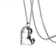 Cremation Necklace - Heart Shaped Cremation Urn Necklace Engraved With "Forever In My Heart"