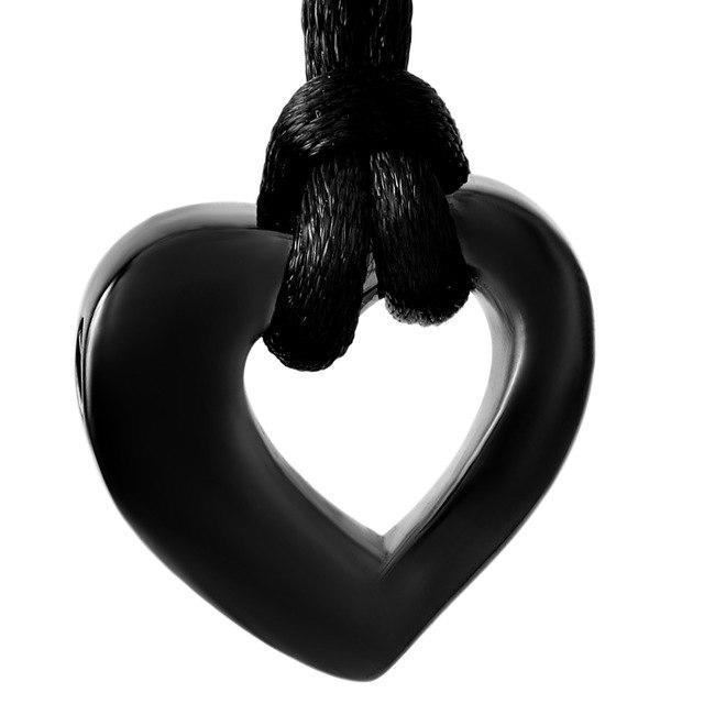 Cremation Necklace - Hollow Heart Cremation Urn Necklace