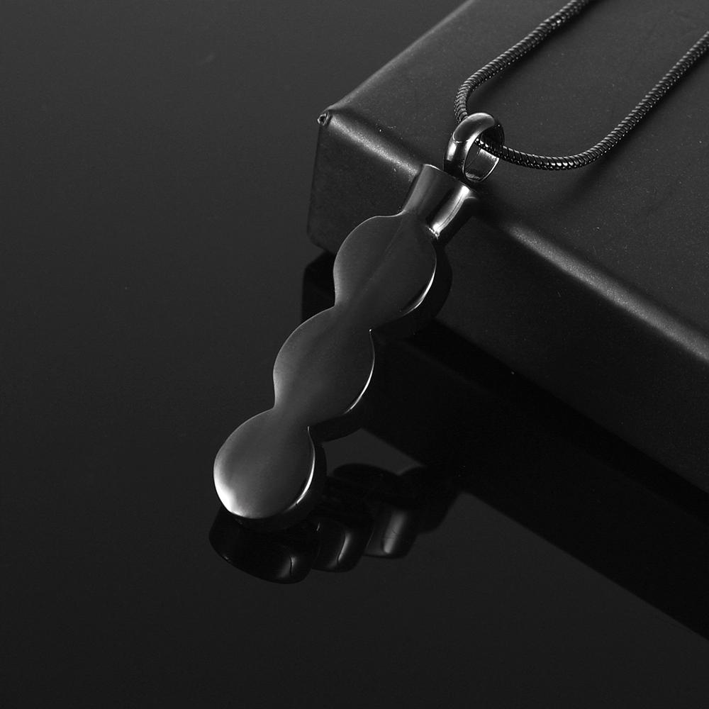 Cremation Necklace - Infinity Gemstone Cremation Urn Necklace With Rhinestones