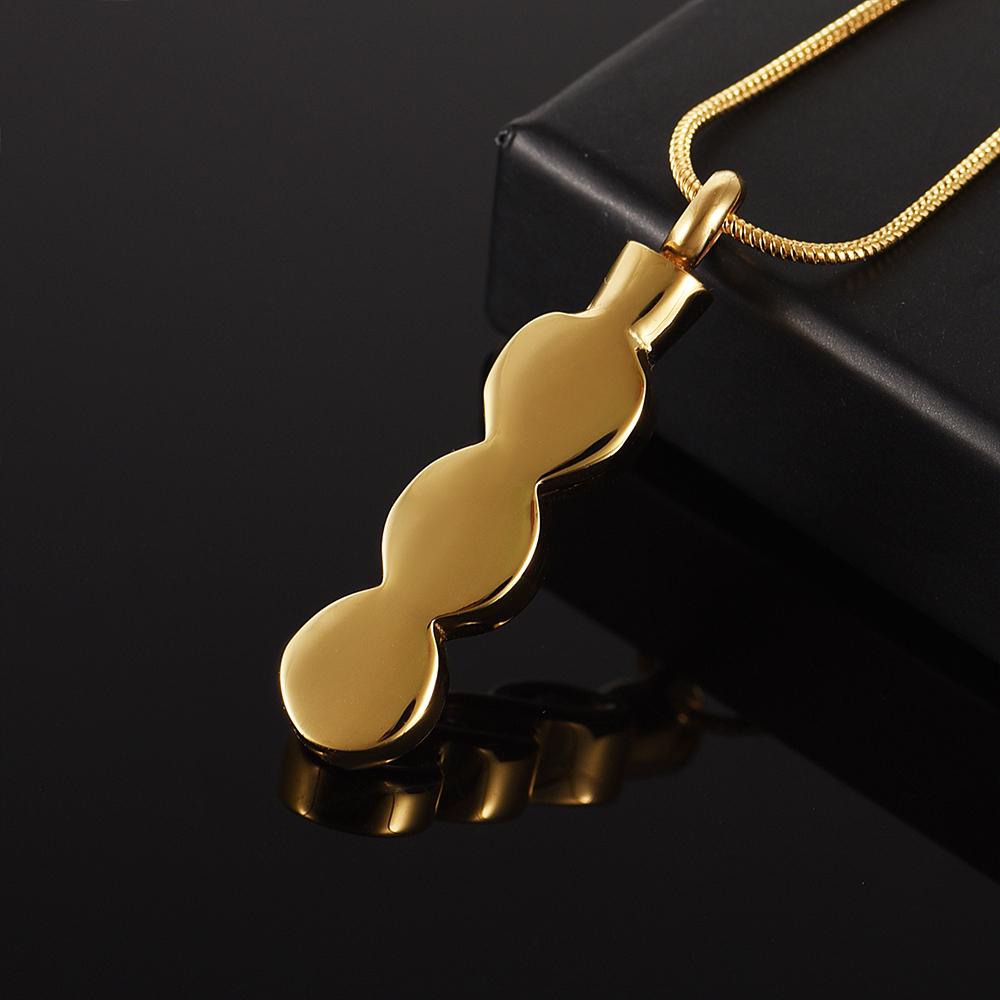 Cremation Necklace - Infinity Gemstone Cremation Urn Necklace With Rhinestones