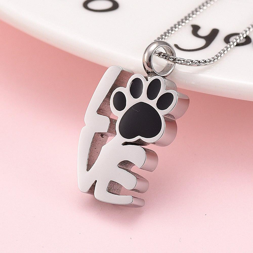 Cremation Necklace - Love Pet Cremation Urn Necklace