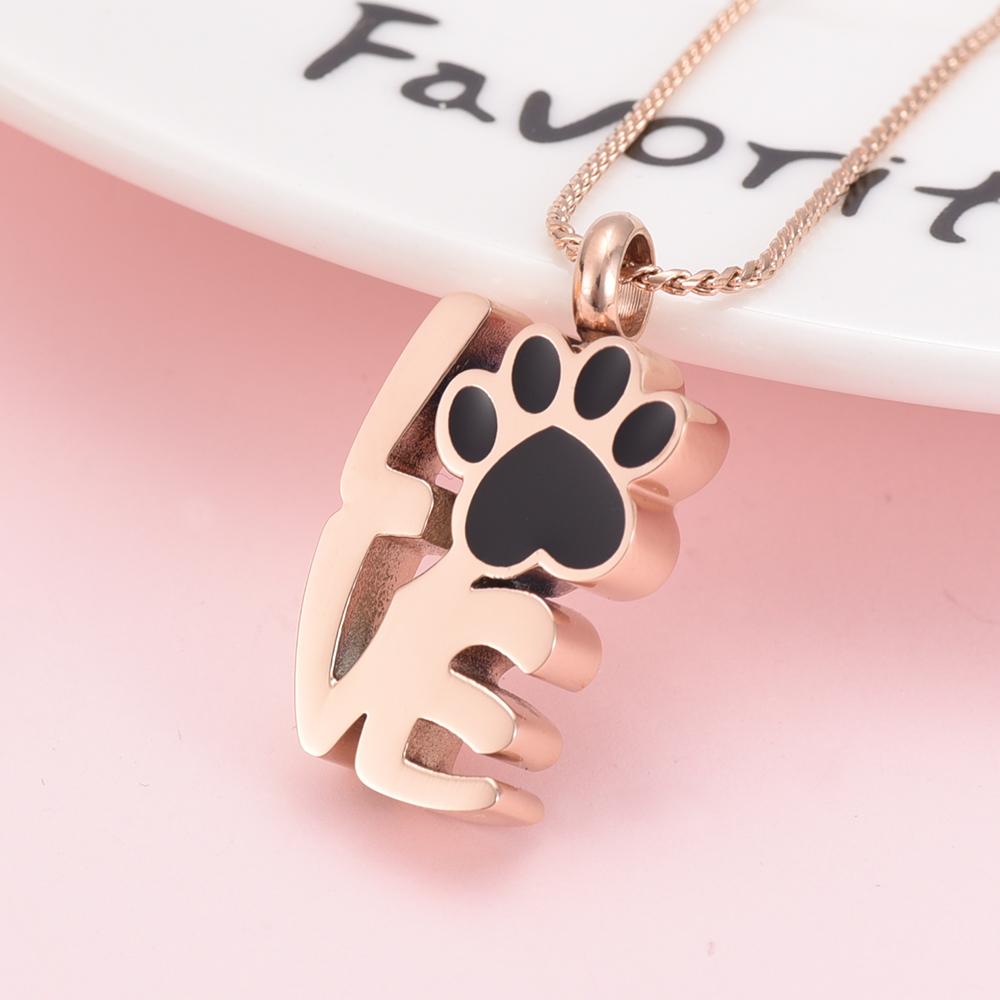 Cremation Necklace - Love Pet Cremation Urn Necklace