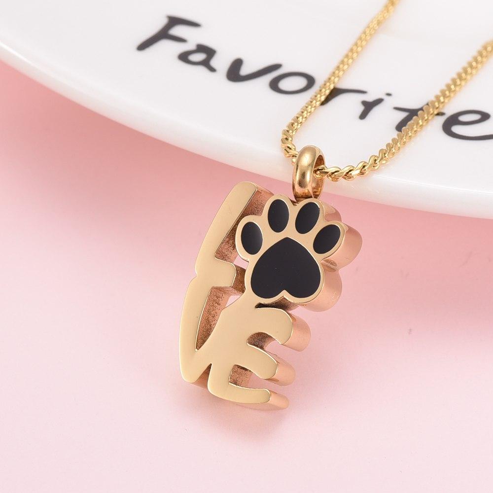 Cremation Necklace - Love Pet Cremation Urn Necklace
