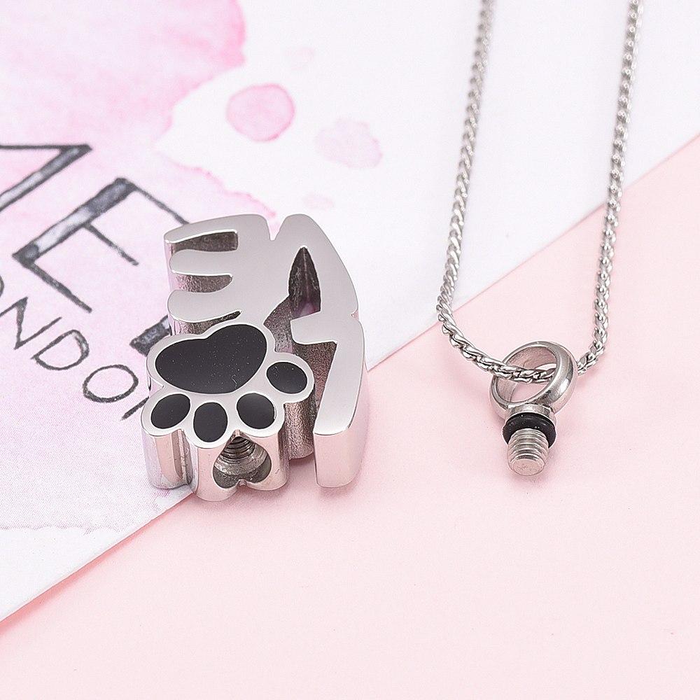 Cremation Necklace - Love Pet Cremation Urn Necklace
