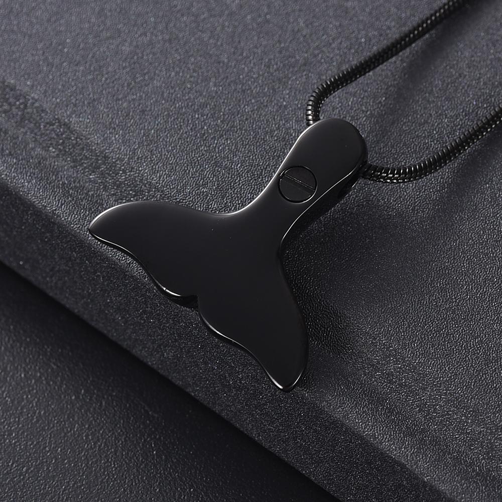 Cremation Necklace - Mermaid Tail Cremation Urn Necklace