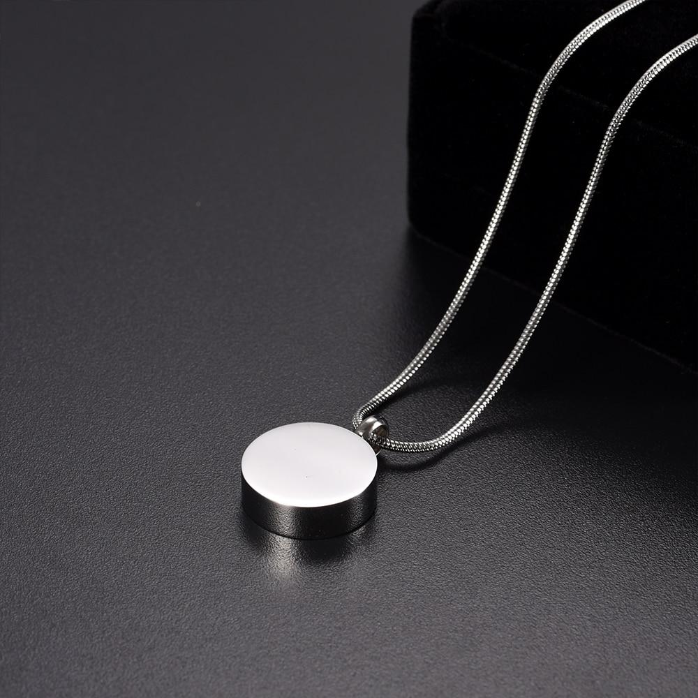 Cremation Necklace - "'My Daddy, My Hero" With Heart Engrave Urn Necklace