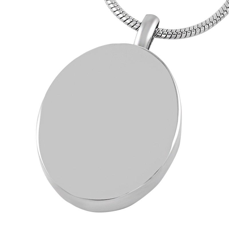 Cremation Necklace - Oval Tree Of Life Cremation Urn Necklace