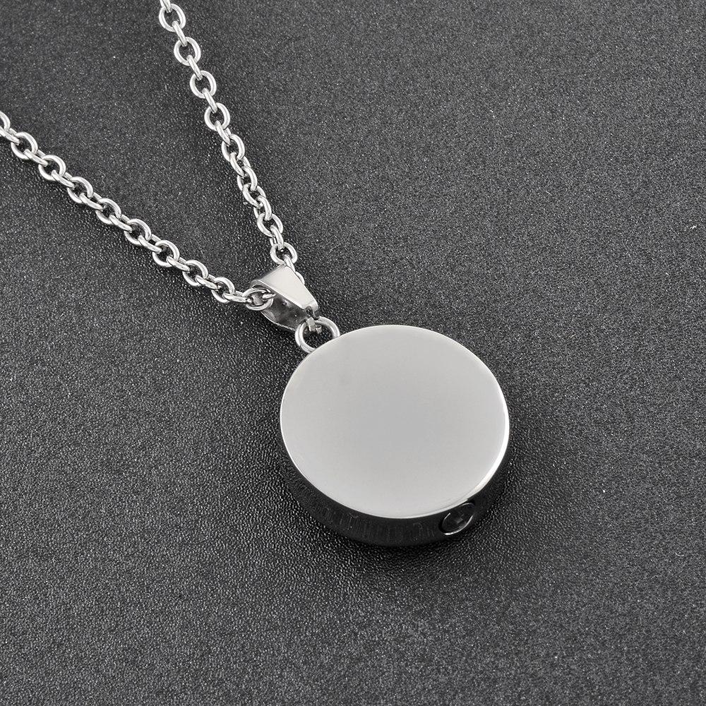 Cremation Necklace - Praying Hands Cremation Urn Necklace