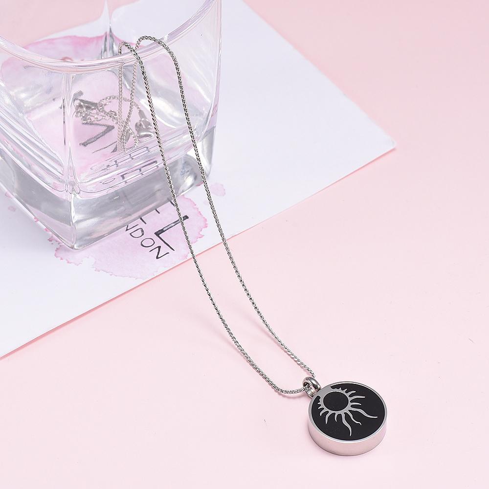 Cremation Necklace - Shining Sun Cremation Urn Necklace