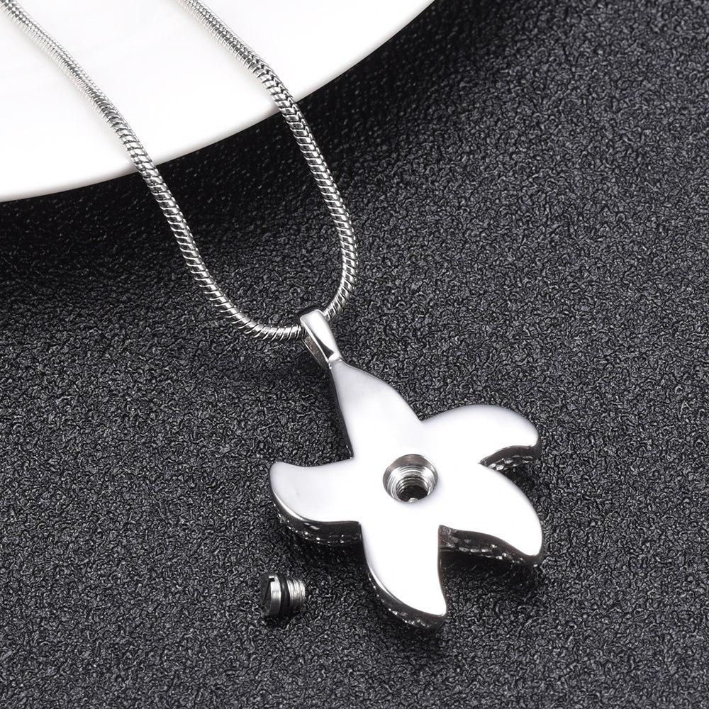 Cremation Necklace - Starfish Cremation Urn Necklace