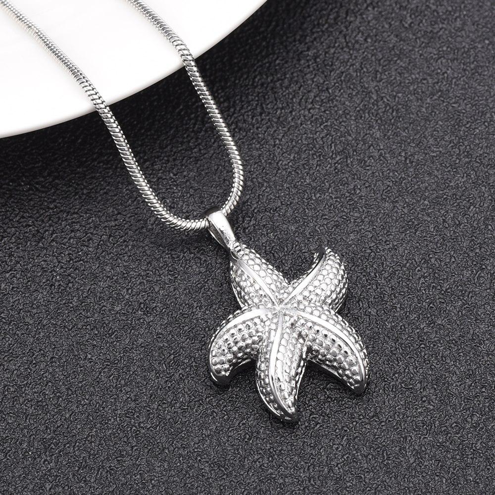 Cremation Necklace - Starfish Cremation Urn Necklace