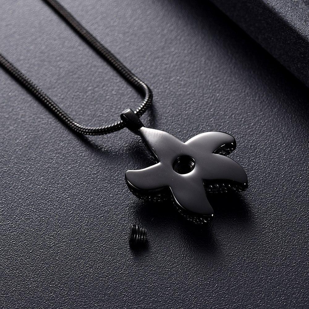 Cremation Necklace - Starfish Cremation Urn Necklace