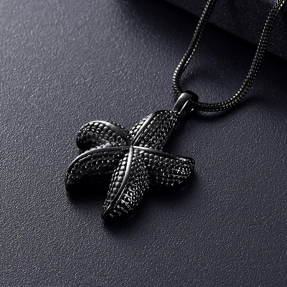 Cremation Necklace - Starfish Cremation Urn Necklace