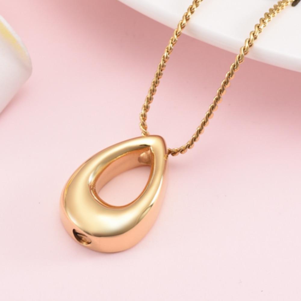 Cremation Necklace - Teardrop Cremation Urn Necklace