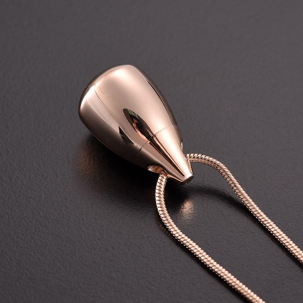 Cremation Necklace - Teardrop Cremation Urn Necklace
