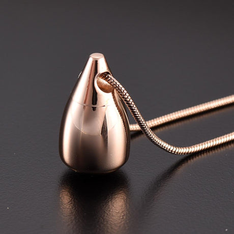 Cremation Necklace - Teardrop Cremation Urn Necklace
