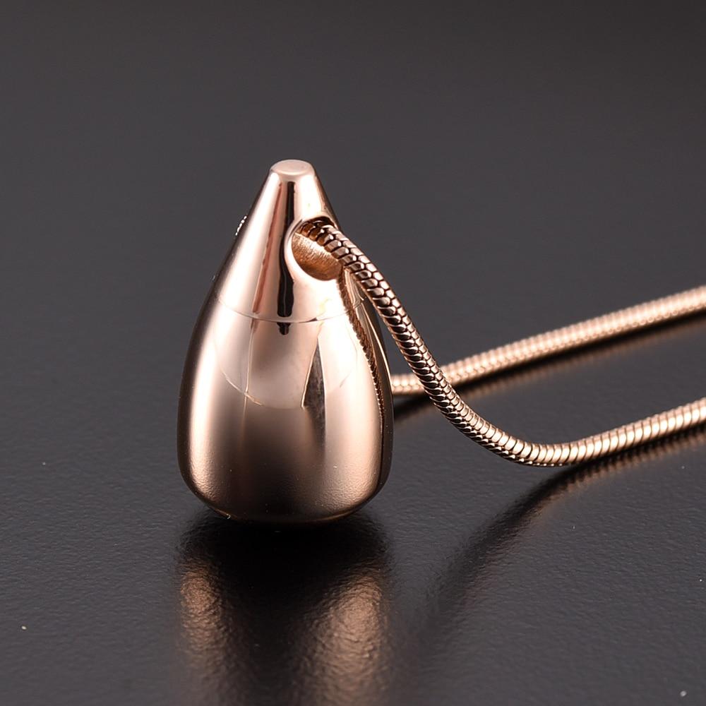 Cremation Necklace - Teardrop Cremation Urn Necklace