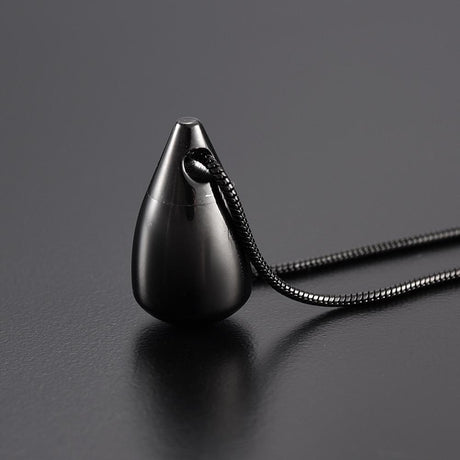 Cremation Necklace - Teardrop Cremation Urn Necklace
