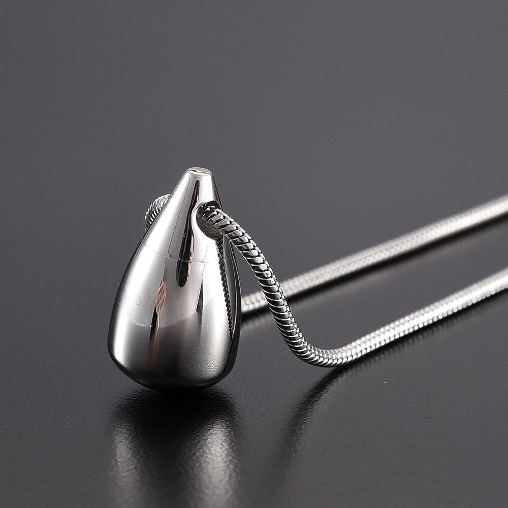 Cremation Necklace - Teardrop Cremation Urn Necklace