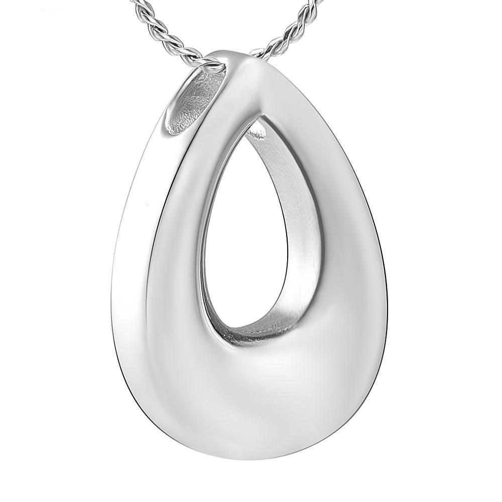 Cremation Necklace - Teardrop Cremation Urn Necklace