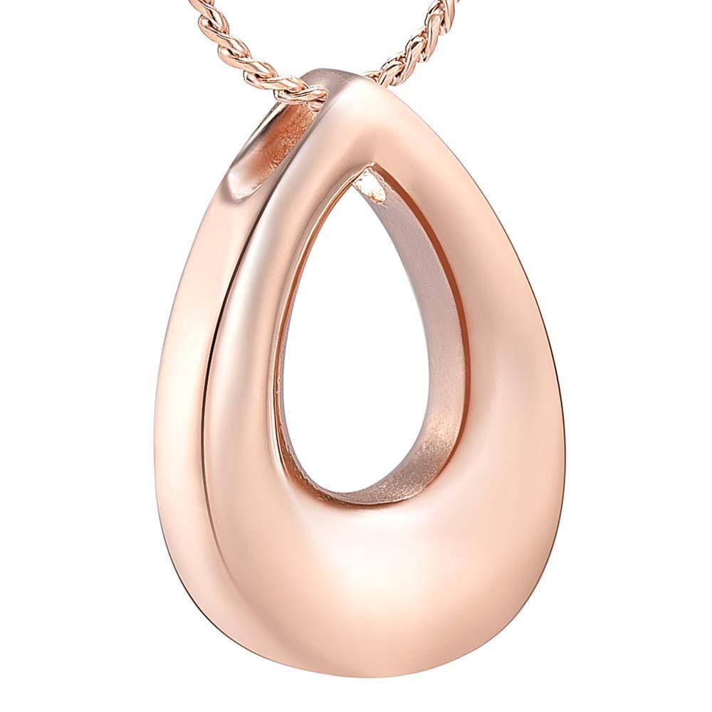 Cremation Necklace - Teardrop Cremation Urn Necklace