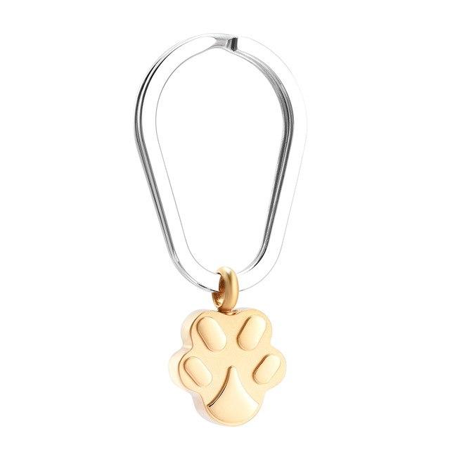 Keychain - Pet Paw Shaped Cremation Urn Keychain