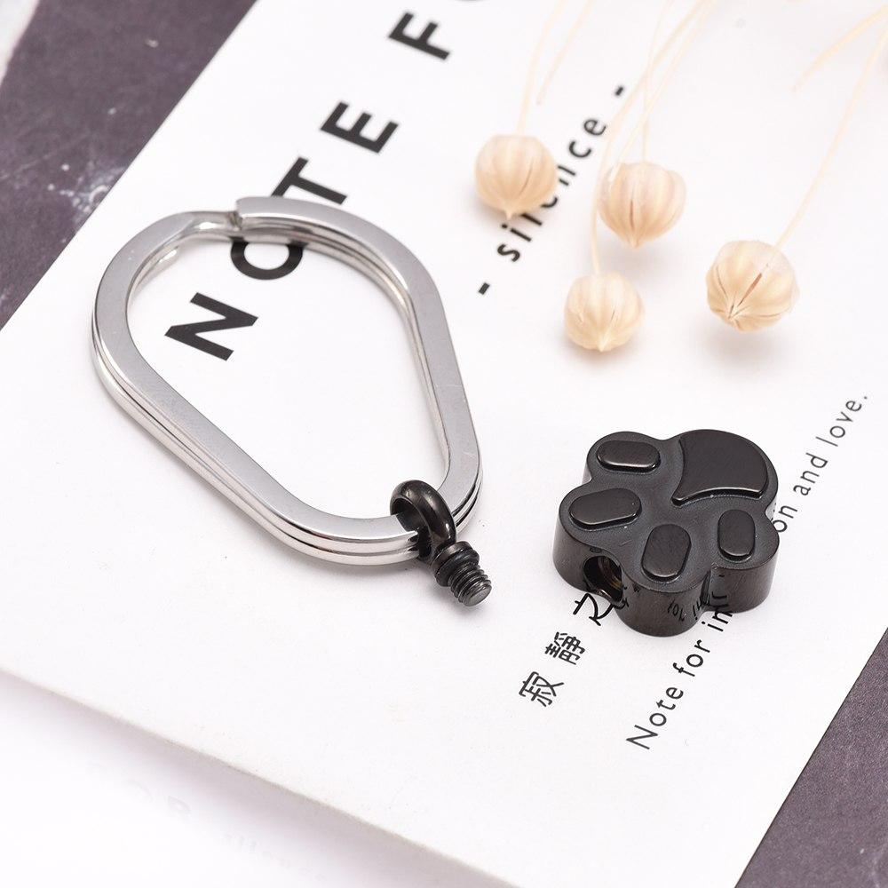 Keychain - Pet Paw Shaped Cremation Urn Keychain